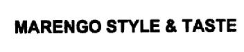 MARENGO STYLE & TASTE