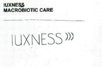 IUXNESS MACROBIOTIC CARE IUXNESS