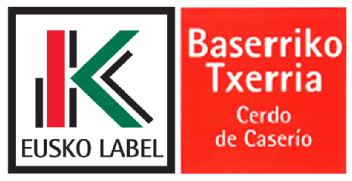 K EUSKO LABEL BASERRIKO TXERRIA CERDO DE CASERIO