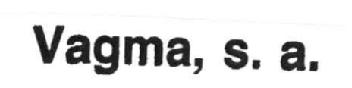 VAGMA, S.A
