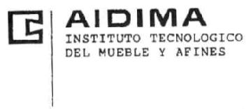 AIDIMA INSTITUTO TECNOLOGICO DEL MUEBLE Y AFINES
