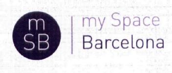 M SB MY SPACE BARCELONA