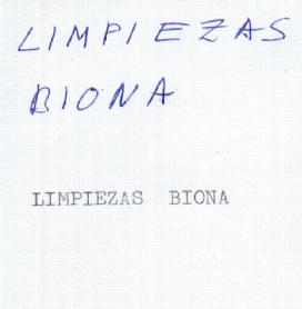 LIMPIEZAS BIONA