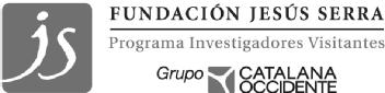 JS FUNDACION JESUS SERRA PROGRAMA INVESTIGADORES VISITANTES GRUPO CATALANA OCCIDENTE
