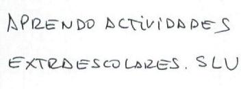 APRENDO ACTIVIDADES EXTRAESCOLARES SLU