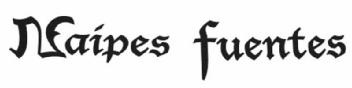 NAIPES FUENTES