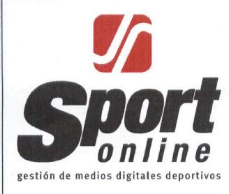 SPORT ONLINE GESTION DE MEDIOS DIGITALES DEPORTIVOS