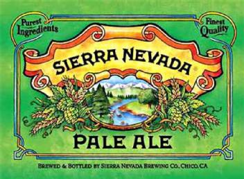 PUREST INGREDIENTS FINEST QUALITY SIERRA NEVADA PALE ALE BREWED & BOTTLED BY SIERRA NEVADA BREWING CO. CHICO CA
