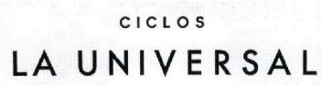 CICLOS LA UNIVERSAL