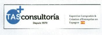 TAS CONSULTORIA DEPUIS 1979 EXPERTISE COMPTABLE & CERATION D' ENTERPRISE EN ESPAGNE