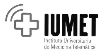 IUMET INSTITUTO UNIVERSITARIO DE MEDICINA TELEMATICA