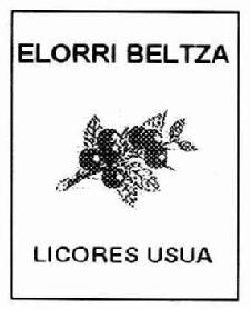 ELORRI BELTZA LICORES USUA