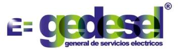 E= GEDESEL GENERAL DE SERVICIOS ELECTRICOS