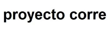 PROYECTO CORRE