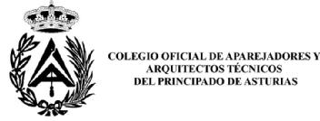 COLEGIO OFICIAL DE APAREJADORES Y ARQUITECTOS TECNICOS DEL PRINCIPADO DE ASTURIAS
