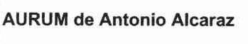 AURUM DE ANTONIO ALCARAZ