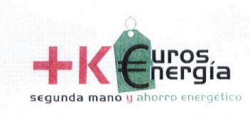 + K EUROS ENERGIA SEGUNDA MANO Y AHORRO ENERGETICO