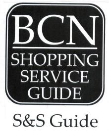 BCN SHOPPING SERVICE GUIDE S&S GUIDE