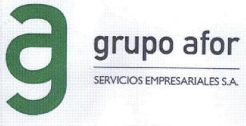 GA GRUPO AFOR SERVICIOS EMPRESARIALES S.A