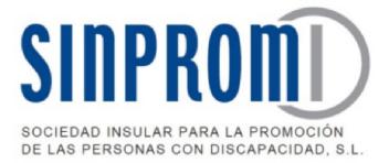 SINPROMI SOCIEDAD INSULAR PARA LA PROMOCION DE LAS PERSONAS CON DISCAPACIDAD, S.L