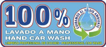 100% LAVADO A MANO