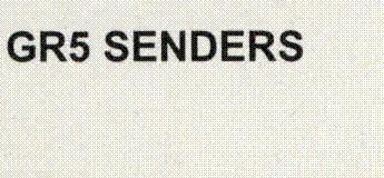 GR5 SENDERS