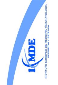 IMDE INSTITUTO EUROPEO DE MEDICINA-TRAUMATOLOGIA DEPORTIVA Y ESTETICA