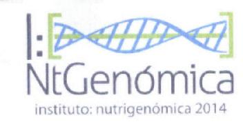I: NTGENOMICA INSTITUTO: NUTRIGENOMICA 2014