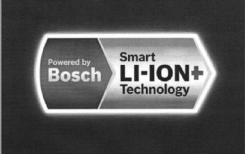SMART LI-ION+ TECHNOLOGY POWERED BY BOSCH