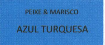PEIXE & MARISCO AZUL TURQUESA