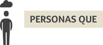 PERSONAS QUE