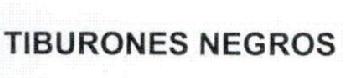 TIBURONES NEGROS