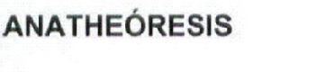 ANATHEORESIS