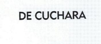 DE CUCHARA