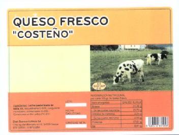QUESO FRESCO COSTEÑO