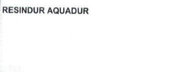 RESINDUR AQUADUR