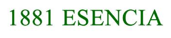 1881 ESENCIA