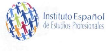 INSTITUTO ESPAÑOL DE ESTUDIOS PROFESIONALES