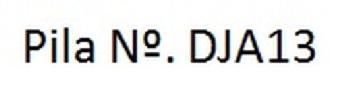 PILA NO. DJA13