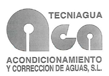 TECNIAGUA ACA ACONDICIONAMIENTO Y CORRECCION DE AGUAS, S.L