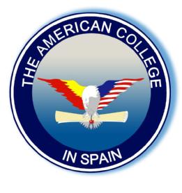 THE AMERICAN COLLEGE IN SPAIN