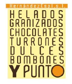 HERNANDEZ ESPI SL HELADOS GRANIZADOS CHOCOLATES TURRONES DULCES BOMBONES Y PUNTO