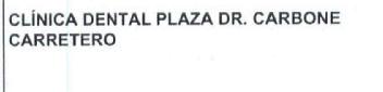 CLINICA DENTAL PLAZA DR. CARBONE CARRETERO