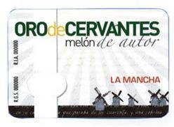 ORO DE CERVANTES MELON DE AUTOR LA MANCHA