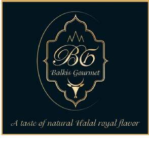 BG BALKIS GOURMET A TASTE OF NATURAL HALAL ROYAL FLAVOR