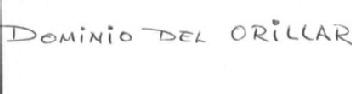 DOMINIO DEL ORILLAR