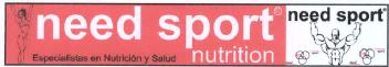 NEED SPORT NUTRITION ESPECIALISTAS EN NUTRICION Y SALUD