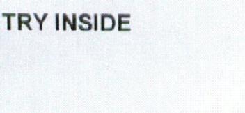 TRY INSIDE