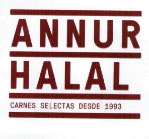 ANNUR HALAL CARNES SELECTAS DESDE 1993