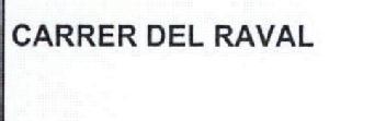 CARRER DEL RAVAL